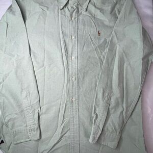 Ralph Lauren Mint Green Casual Button Down Shirt